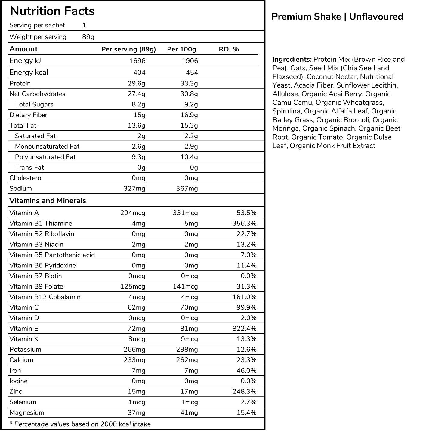 Premium Shakes | Bundle of 20